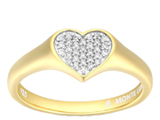 Heart Ring by M,by Monte Luna