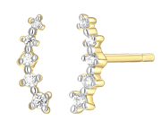 Bar Earring by M,by Monte Luna