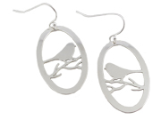 Bird Earrings by Argent Whimsy