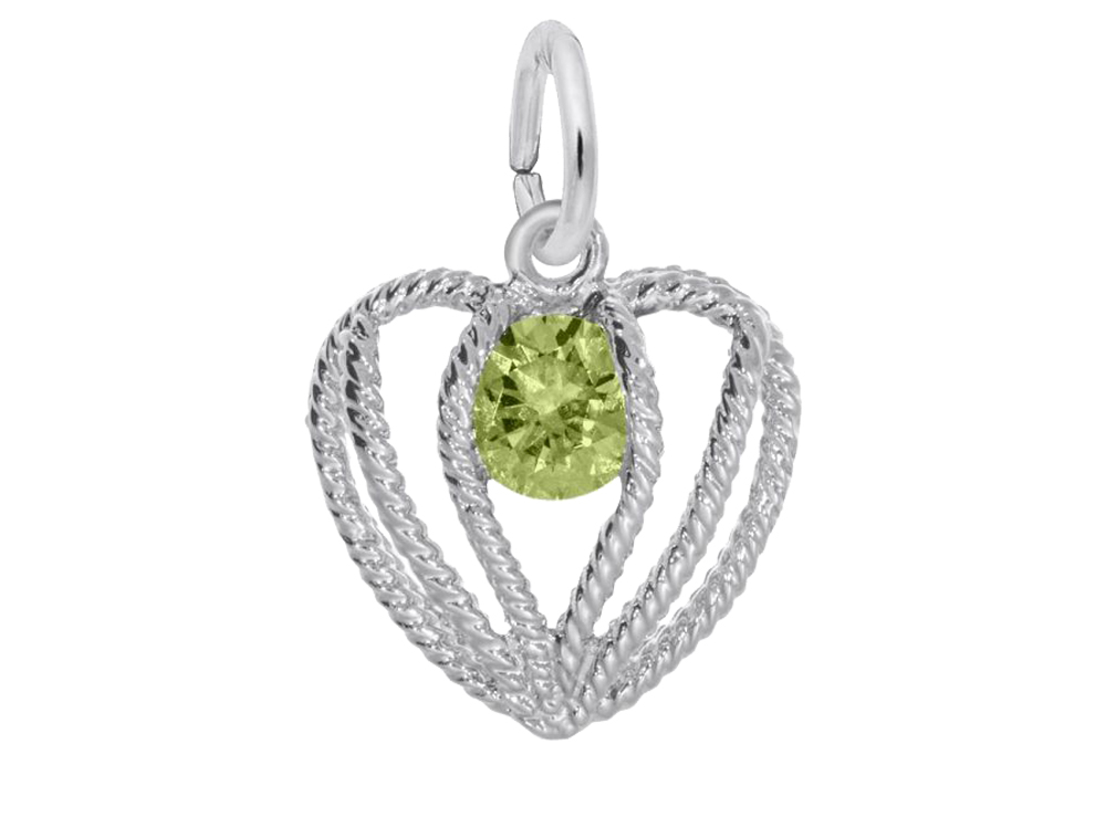 August Birthstone Charm