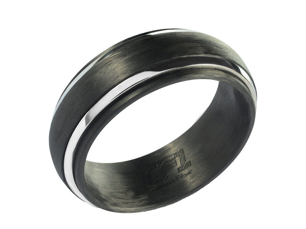 Mens Carbon Fiber Ring