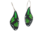 Mini Butterfly Wings Earrings by Wanda Shum Designs