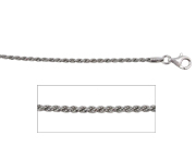 18" Rope Sterling Silver Chain