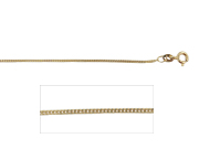 18" Curb Yellow Gold Chain