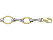 Ladies 2 Tone Link Bracelet  