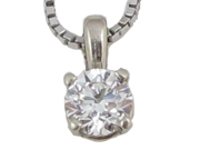 Diamond Solitaire Pendant 