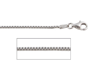 22" Box Sterling Silver Chain