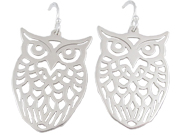 Owl Earrings by Argent Whimsy