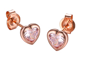 Pink Cubic Earrings by Reign