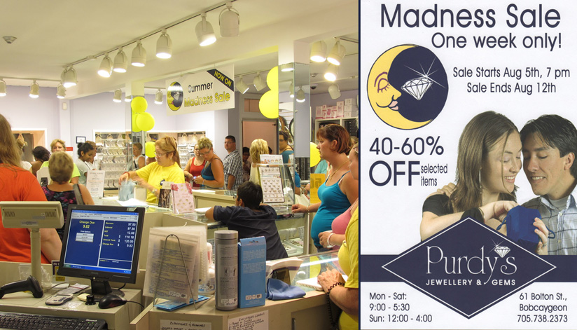 For decades, Midnight Madness has been a staple on the August long-weekend in downtown Bobcaygeon. As such, Purdys has been a proud participant and contributor since the events creation in 1987.